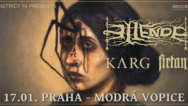 ELLENDE, KARG, FIRTAN v Music Club Modrá Vopice, Praha 9 17/01/2026