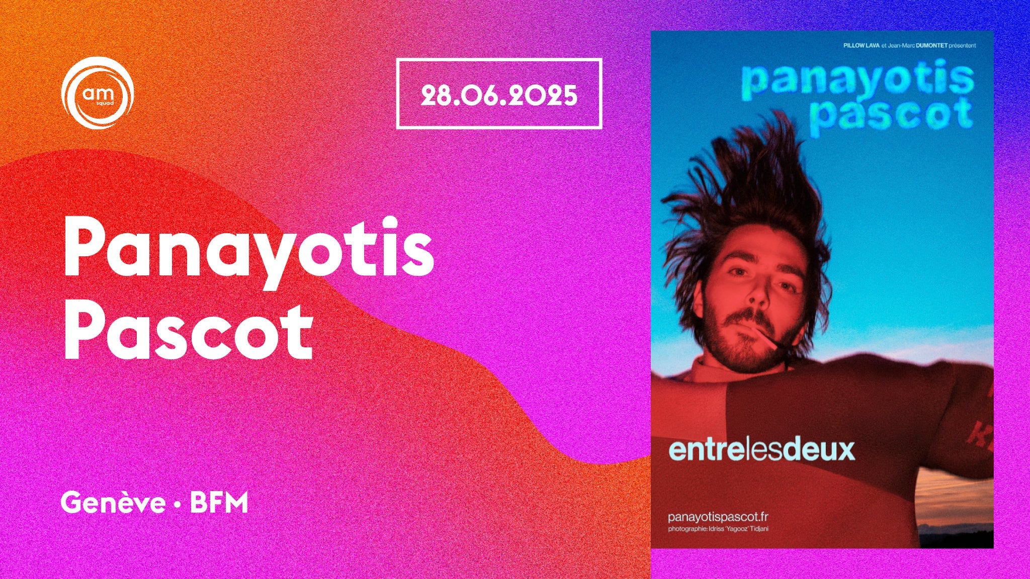 Panayotis Pascot - Nouveau spectacle: entre les deux 