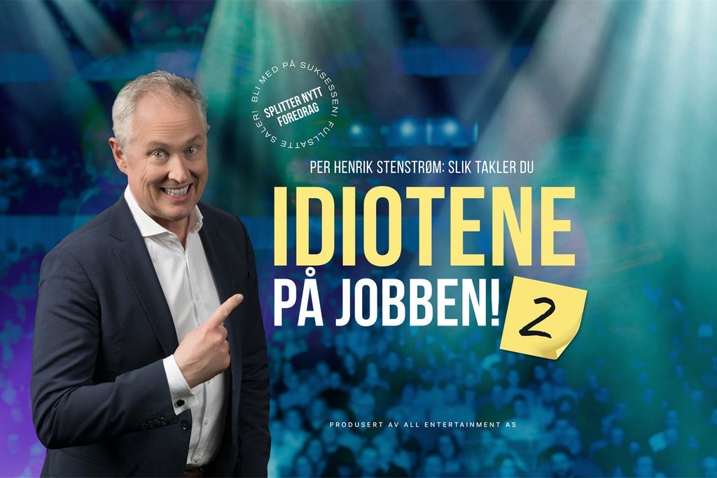 Splitter nytt foredrag! Slik takler du IDIOTENE PÅ JOBBEN 2!