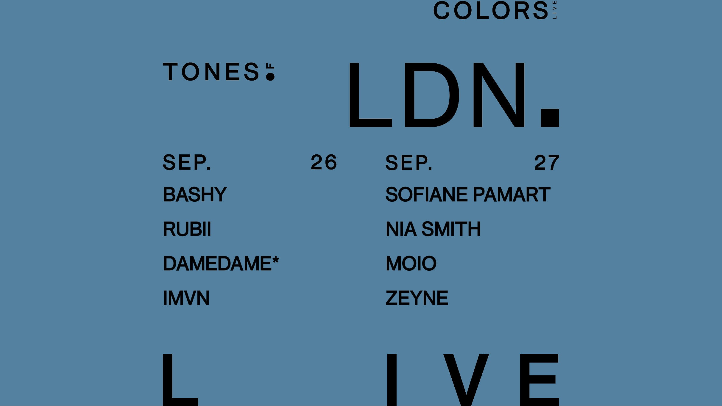 COLORS: TONES of London