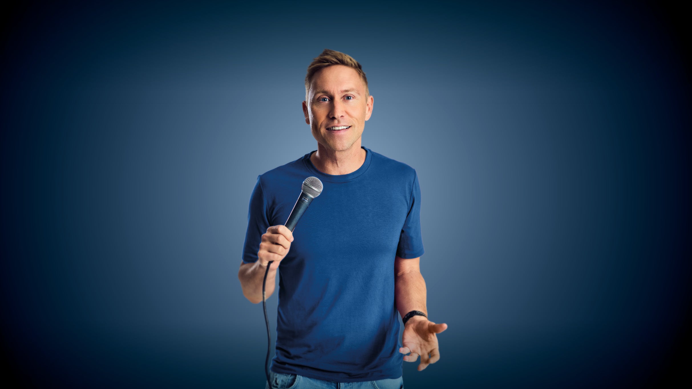 Official Russell Howard - Don't Tell The Algorithm presale code (Via TMPresale.com)