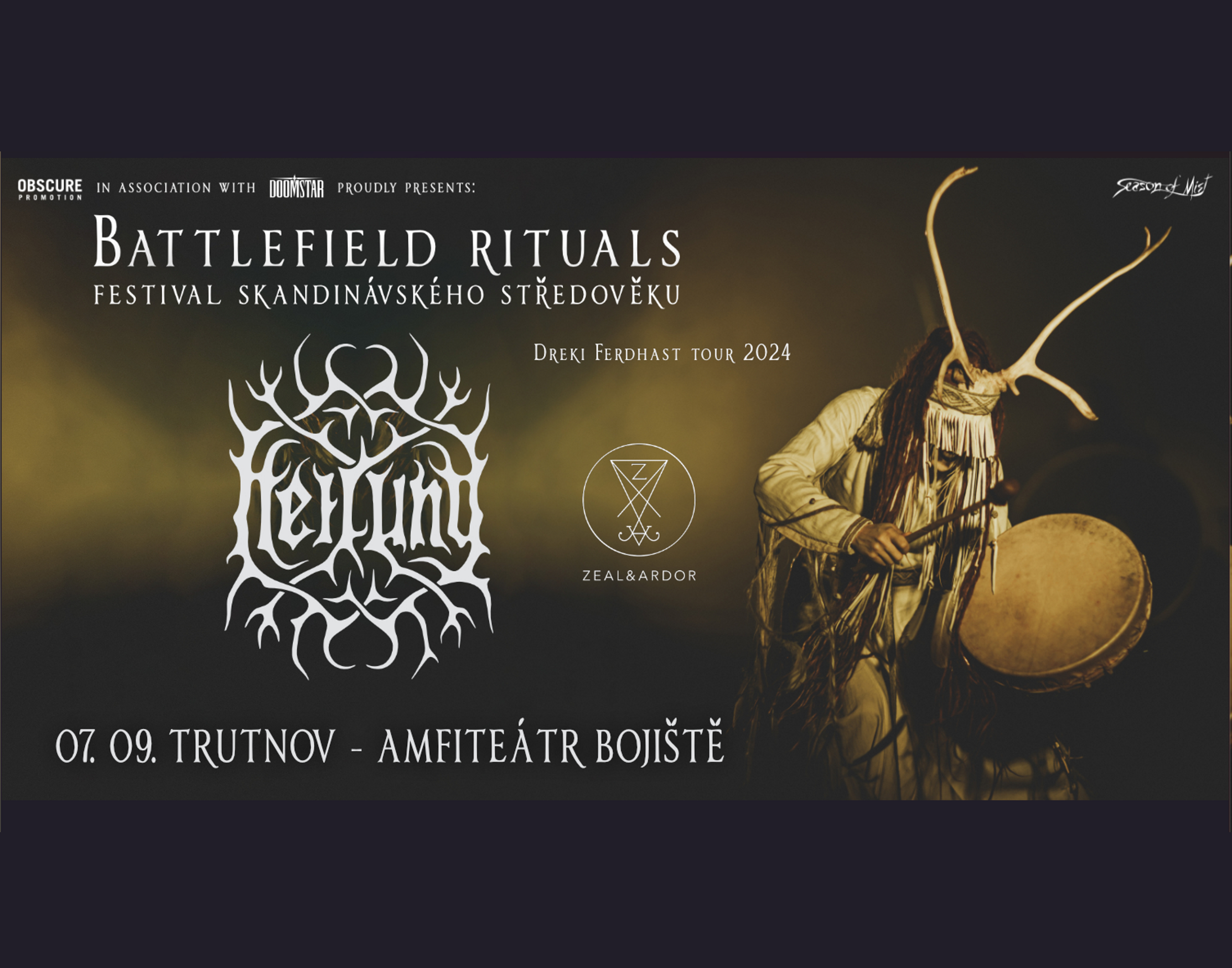 Battlefield Rituals: HEILUNG, ZEAL & ARDOR- Trutnov -Amfiteátr Bojiště Trutnov Královédvorská 90, Trutnov 54101