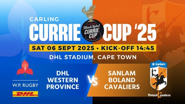 DHL Western Province vs Sanlam Boland Cavaliers in DHL Stadium, Cape Town 06/09/2025