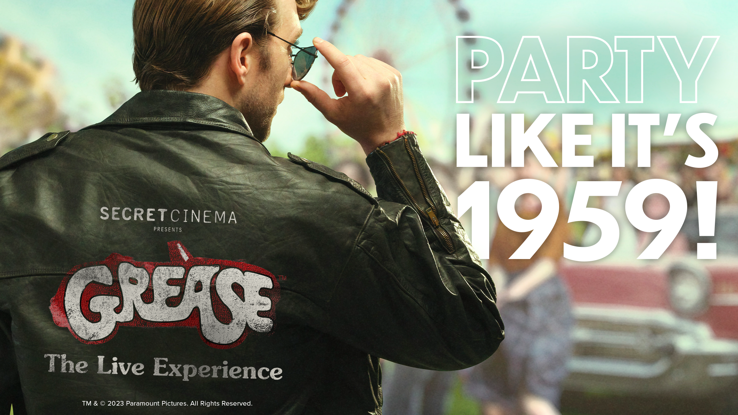 Secret Cinema Presents Grease: The Live Experience Event Title Pic