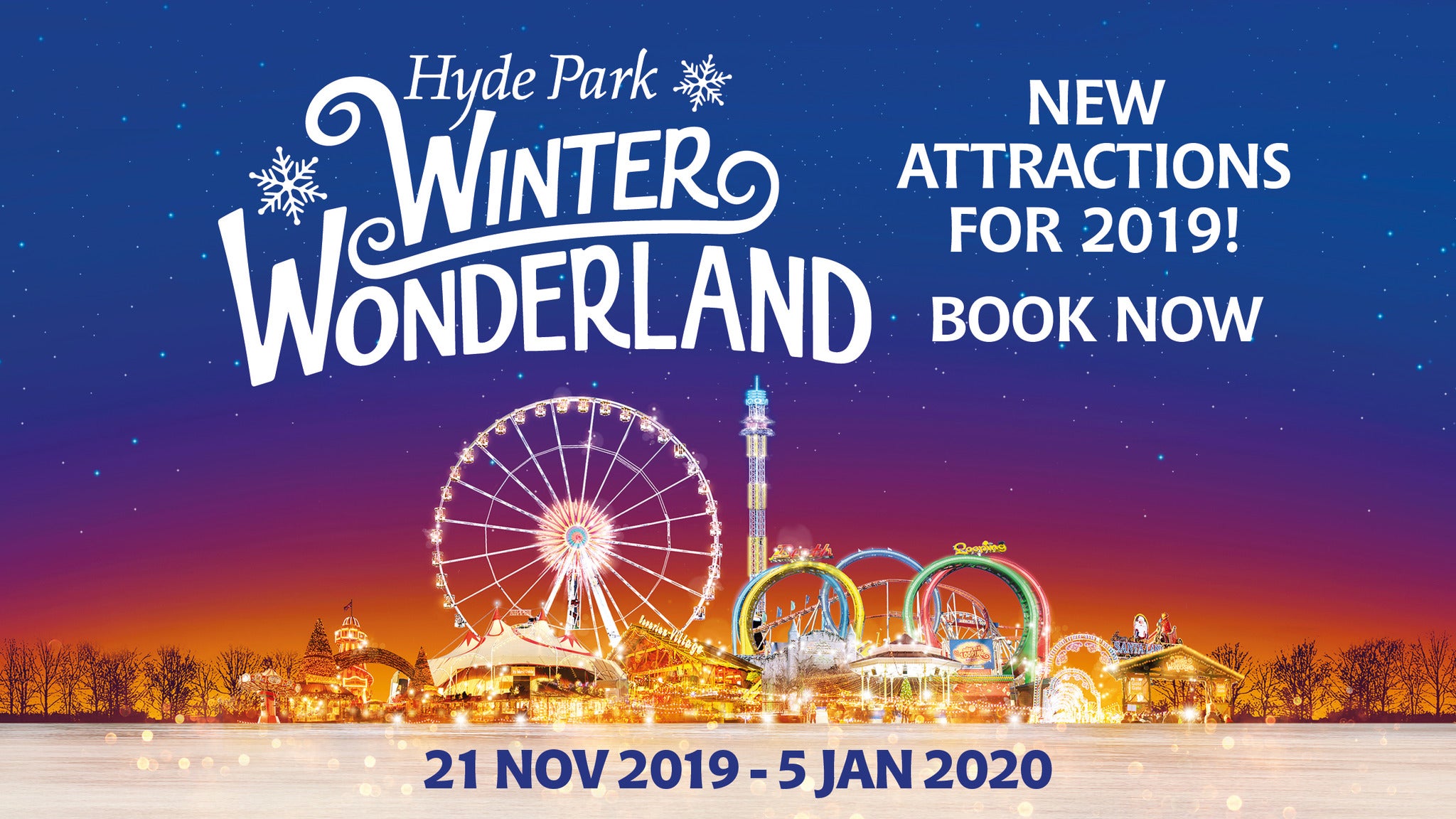 Silcock's Winter Wonderland Manchester 2021-2022 Event Title Pic