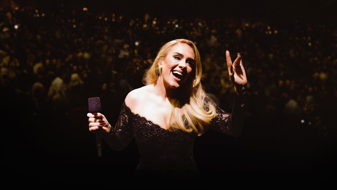 Adele on stage