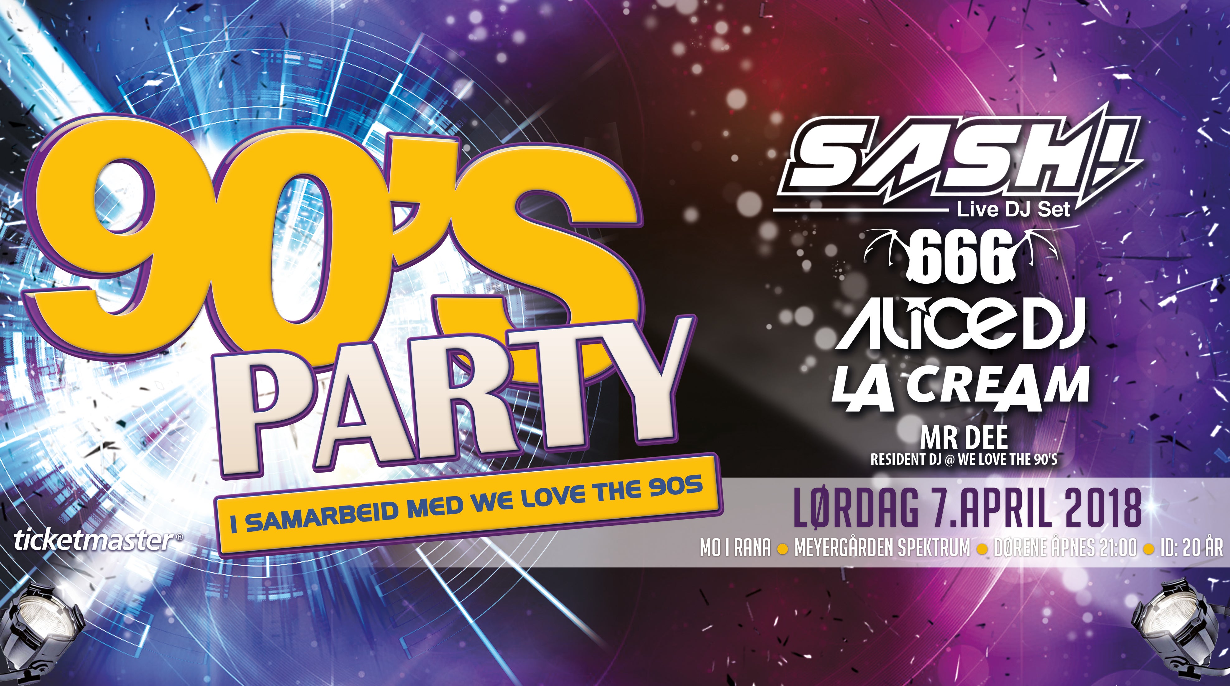 90s Party - Meyergården // NY DATO