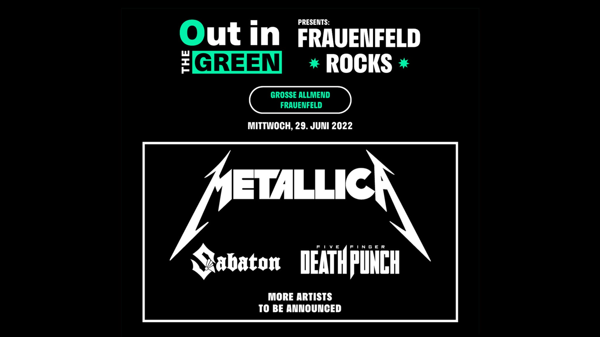 Out in the Green presents Frauenfeld Rocks - VIP