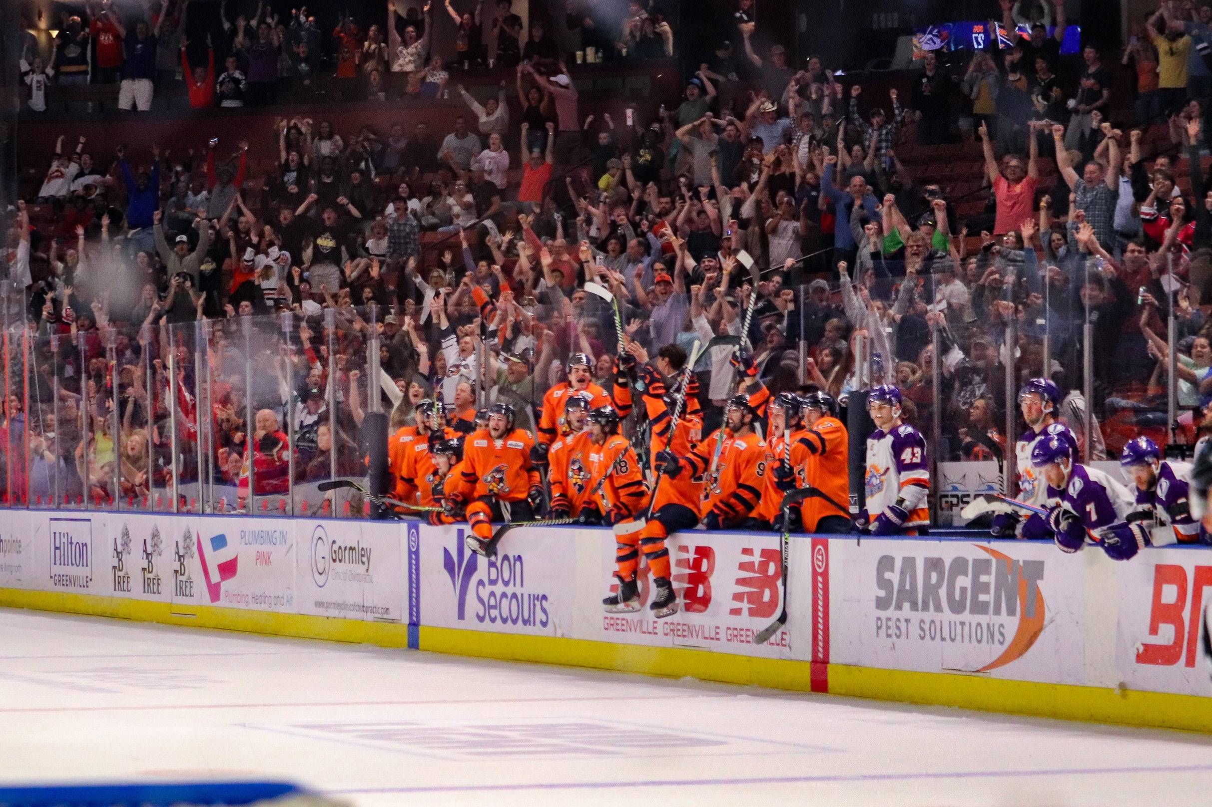 Greenville Swamp Rabbits vs. Savannah Ghost Pirates at Bon Secours Wellness Arena – Greenville, SC