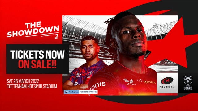 The Showdown 2 - Saracens V Bristol Bears Tottenham Hotspur Stadium Seating Plan The Showdown 2 - Saracens V Bristol Bears Tottenham Hotspur Stadium Seating Plan