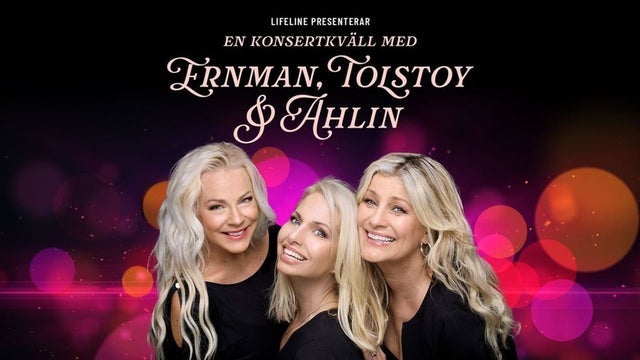 En konsertkväll med Ernman, Tolstoy & Ahlin i Örebro Konserthus 09/11/2024