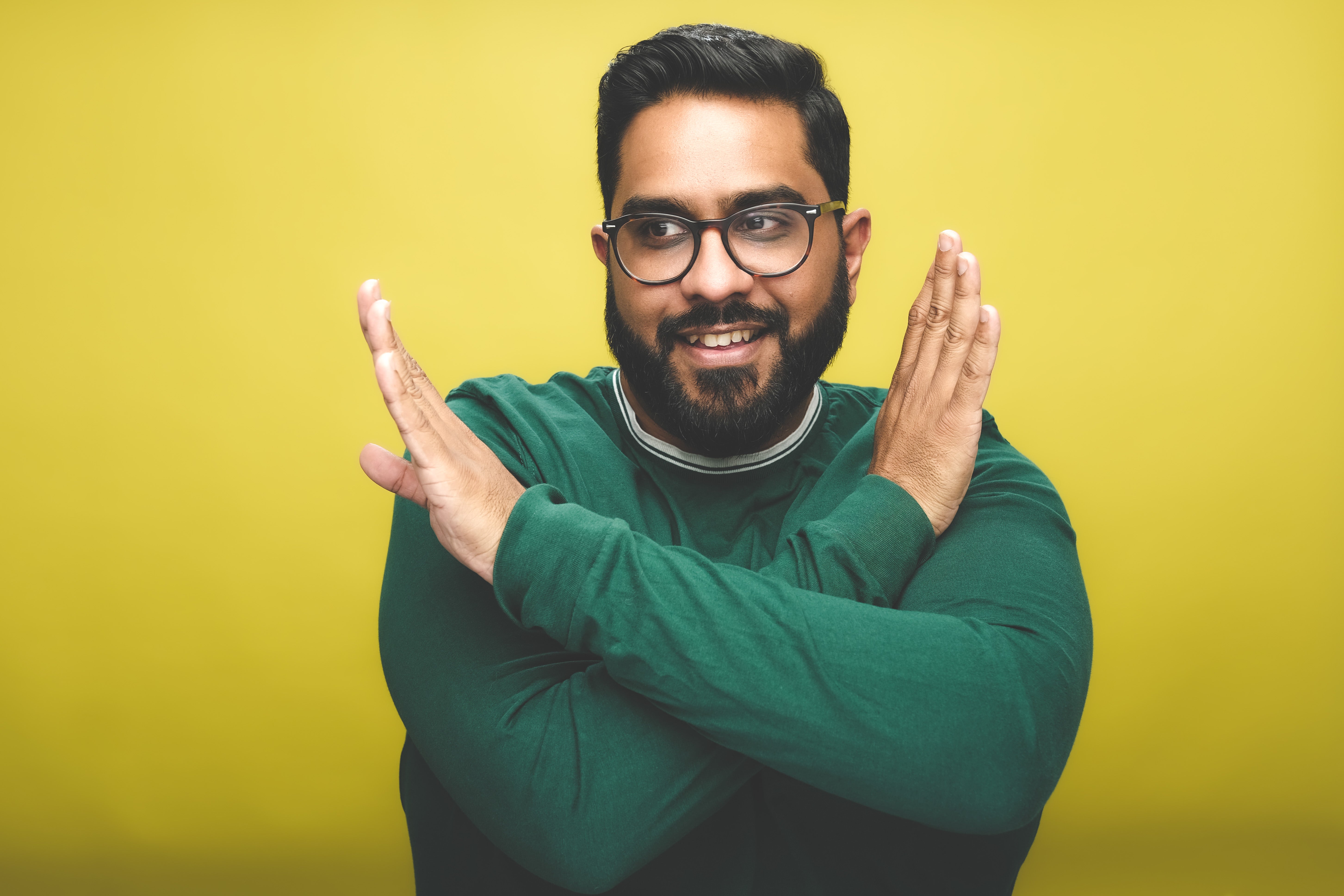 Eshaan Akbar: Can't Get No Satisfakshaan Event Title Pic