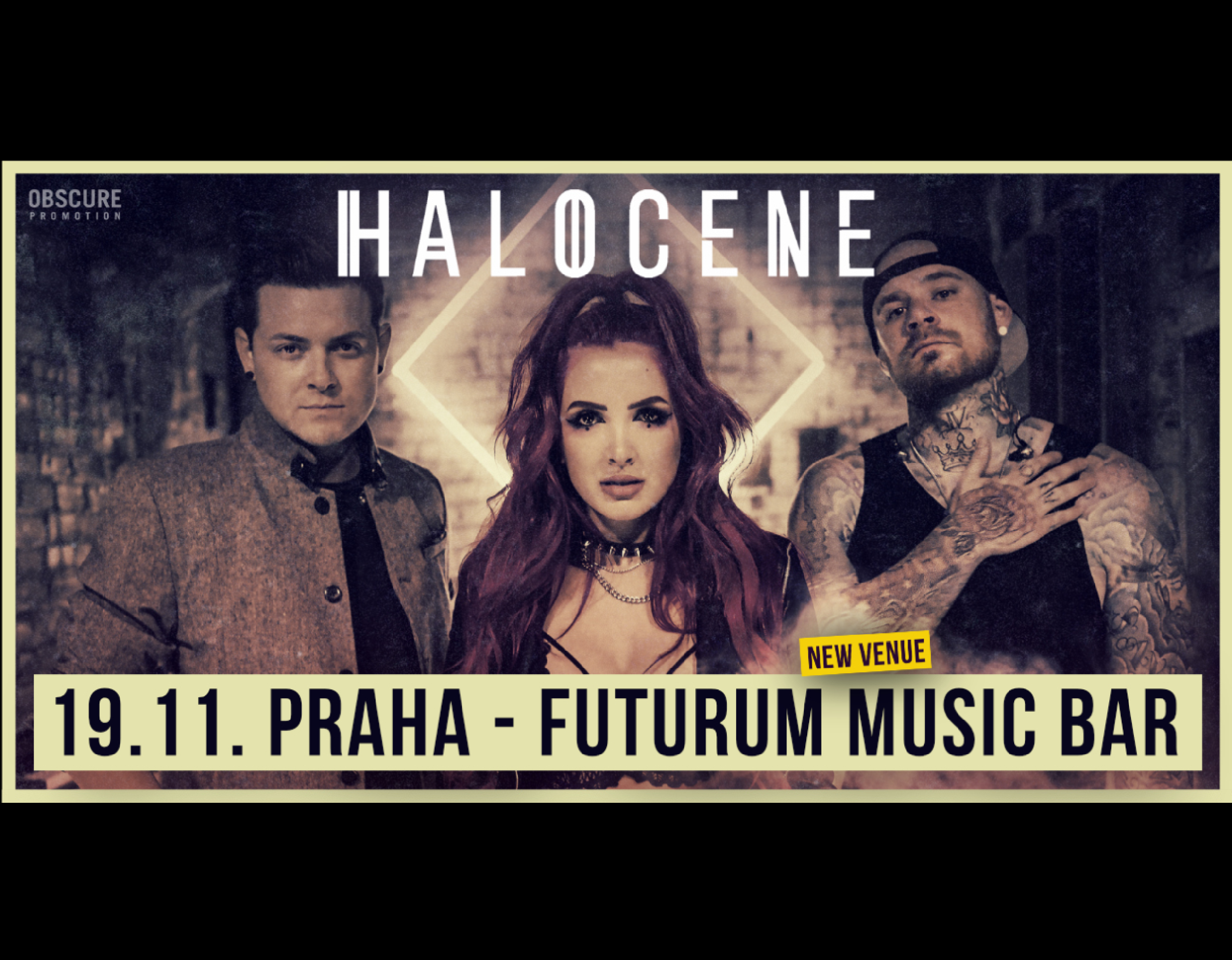 HALOCENE- koncert Praha -Futurum Music Bar Praha 5 Zborovská 82/7, Praha 5 15000