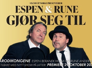 Bilde for arrangement  Espen og Rune gjør seg til - med Espen Beranek Holm og Rune Andersen