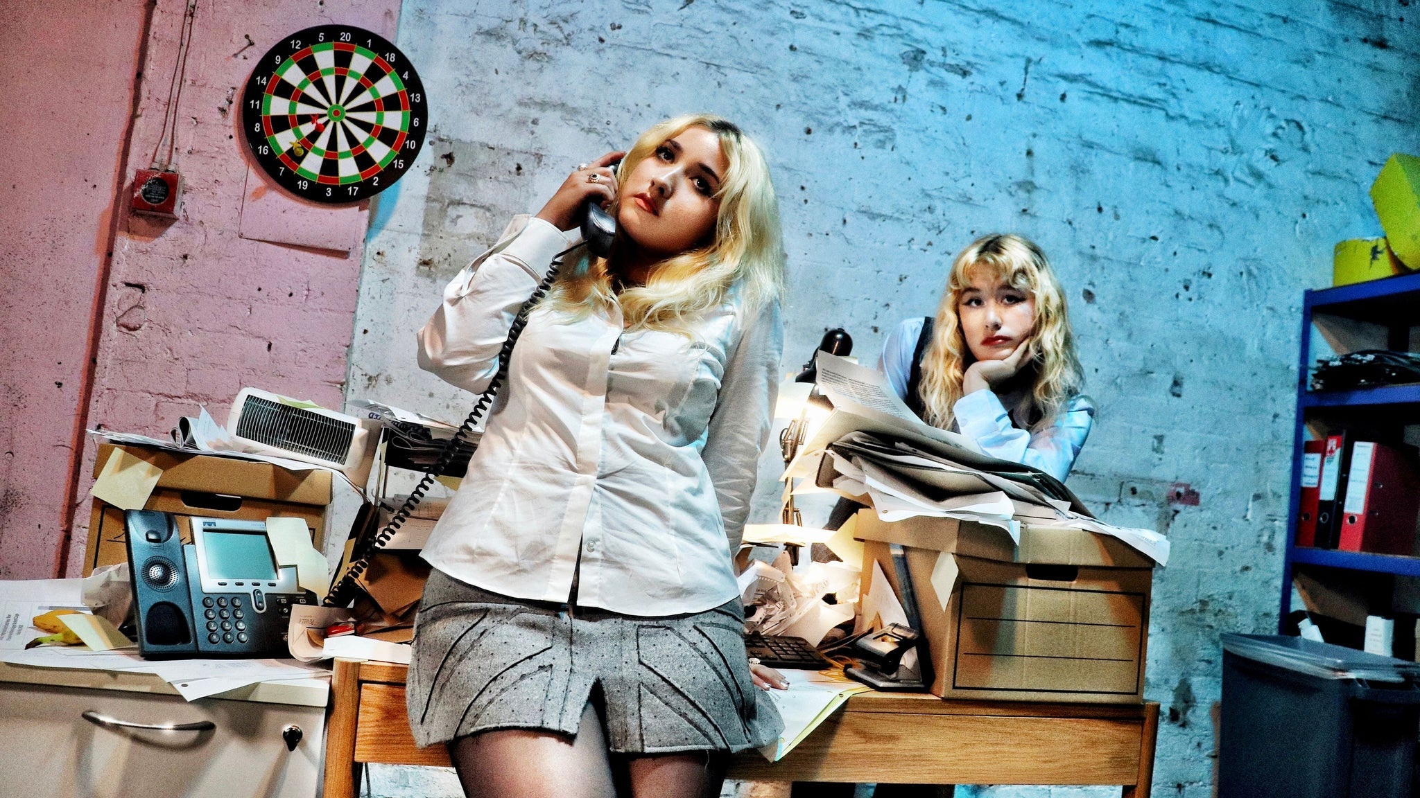 Lambrini Girls tour artwork