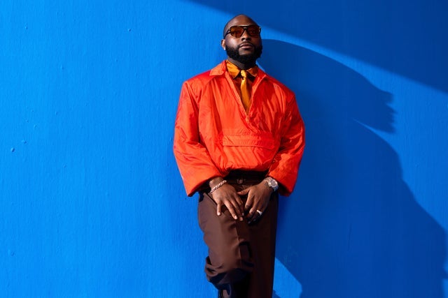 Davido in London promotional photo for Priority from O2 presale tickets offer