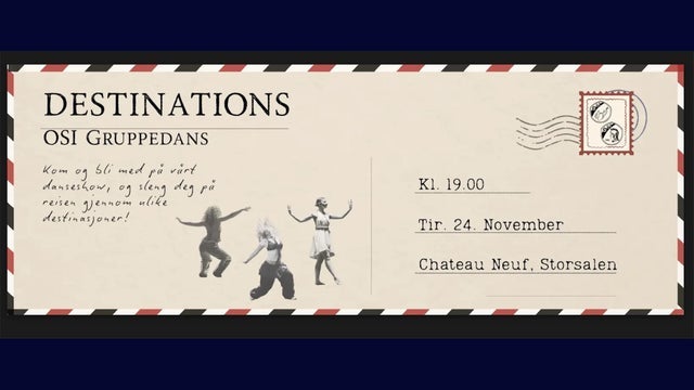 Destinations // Danseshow med OSI Gruppedans