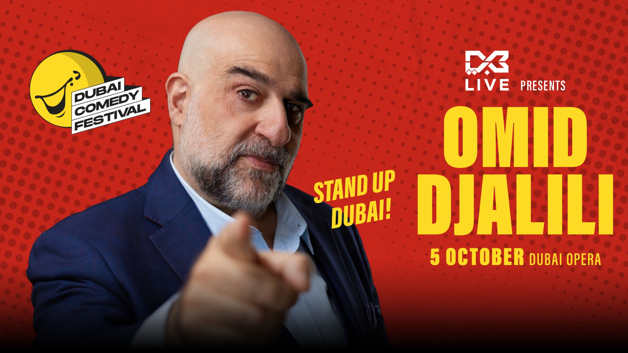 Omid Djalili Live at Dubai Comedy Festival 2025 