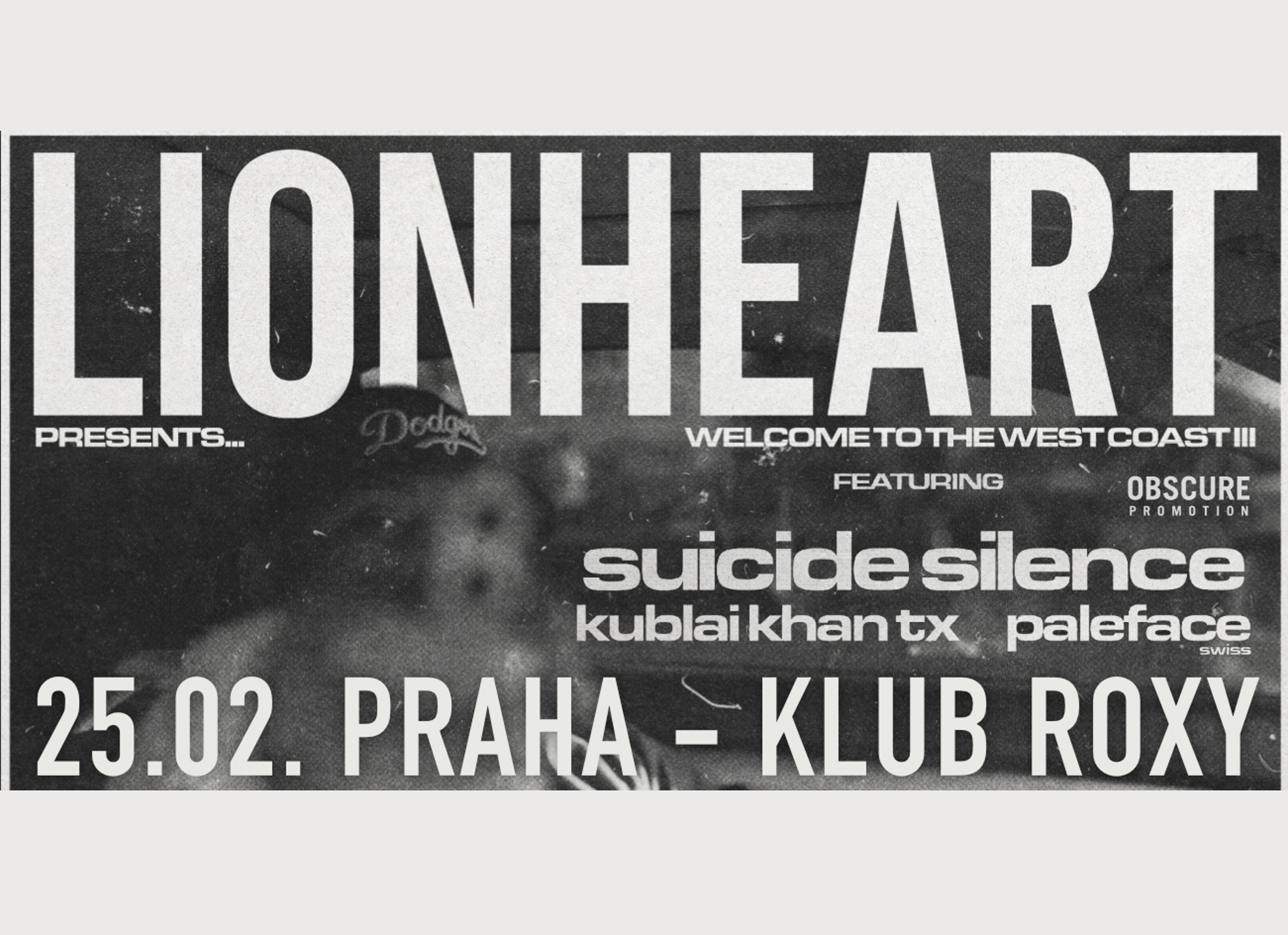 Lionheart, Suicide Silence, Kublai Khan Tx, Paleface Swiss presale information on freepresalepasswords.com