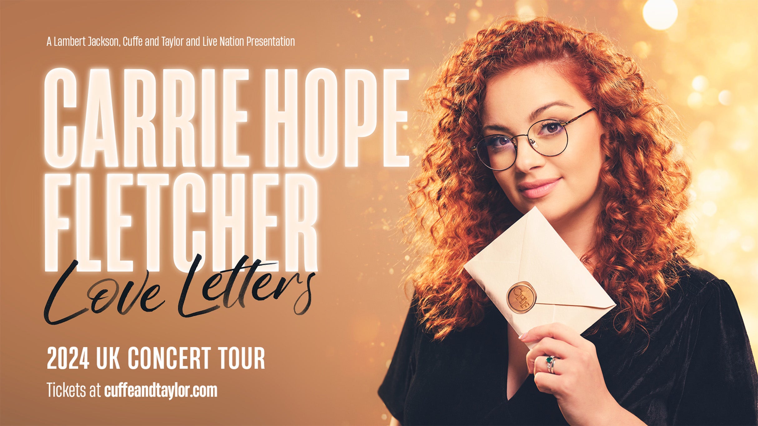 Carrie Hope Fletcher: Love Letters Live Event Title Pic