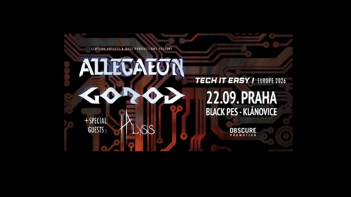 ALLEGAEON, GOROD, HALYSIS event image