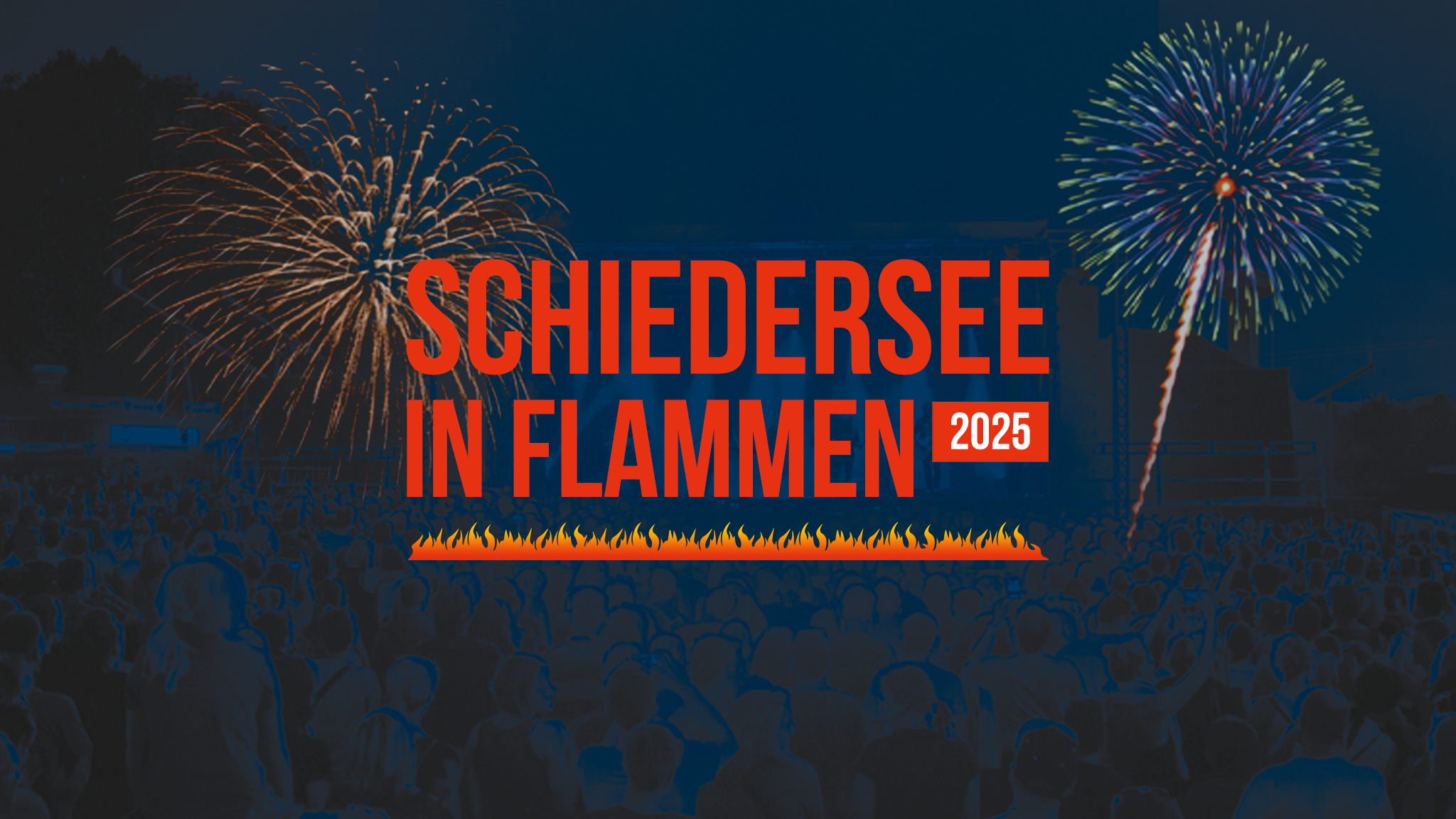 SchiederSee in Flammen