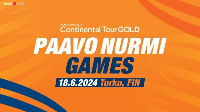 Paavo Nurmi Games 2024 paikkakunnalla Paavo Nurmen stadion, Turku 18/06/2024
