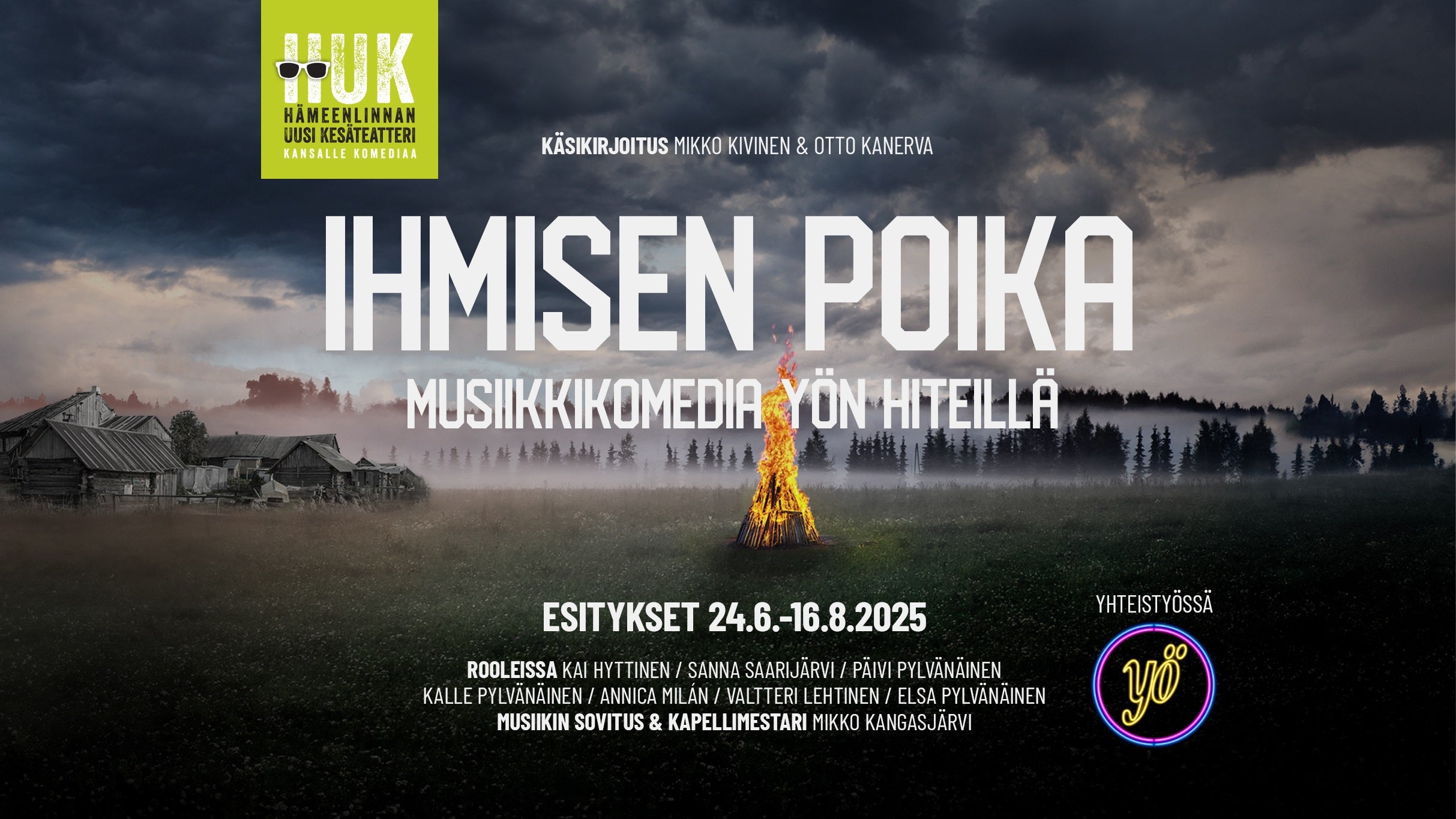 Ihmisen poika, musiikkikomedia Yön hiteillä K-18 sing along -näytös