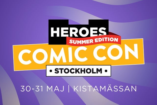Luke Dale Comic Con Stockholm Summer 2026 30-31 MAJ