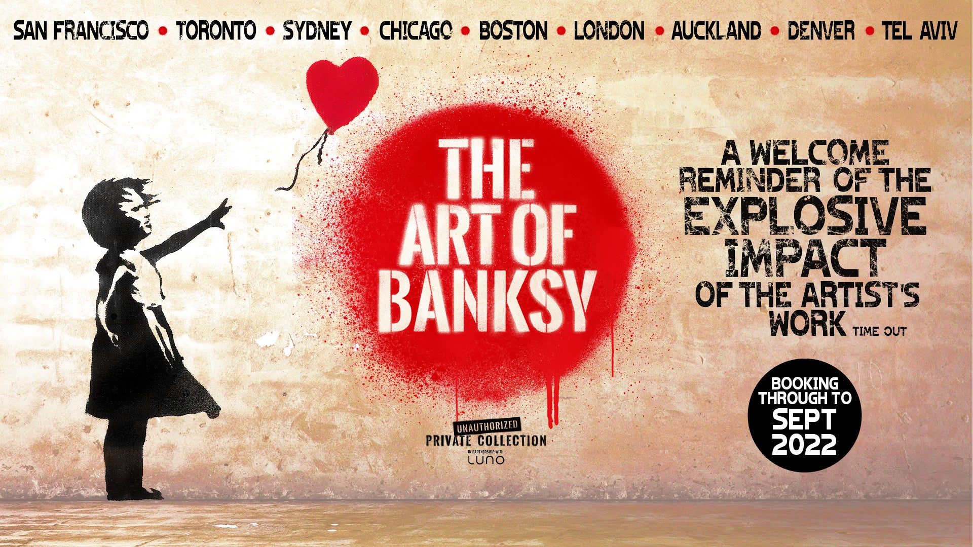The Art of Banksy Event Title Pic