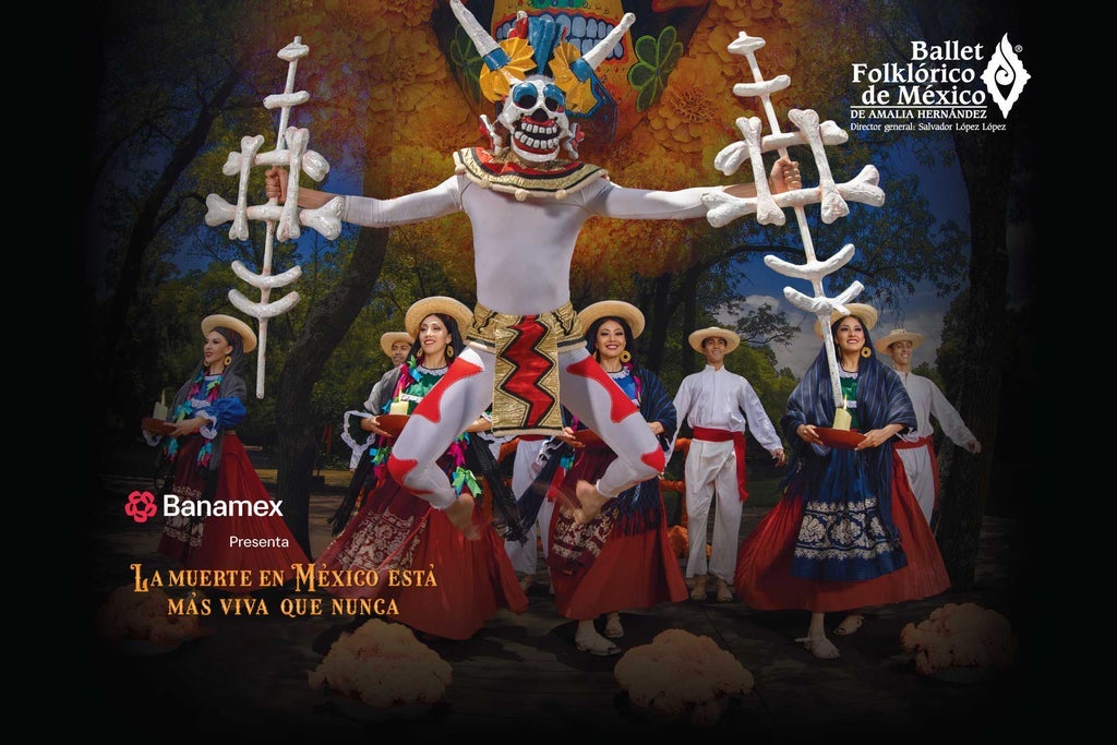 La muerte en México está más viva que nunca. Ballet Amalia Hernandez