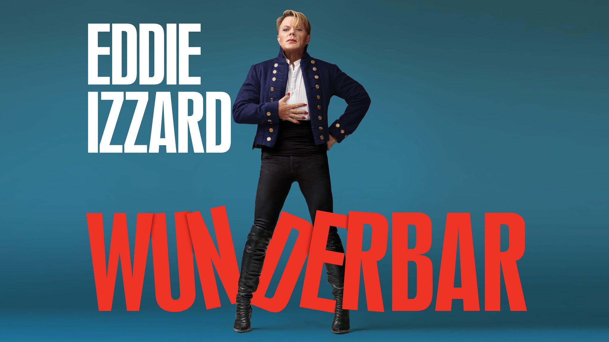 Eddie Izzard - Wunderbar Event Title Pic