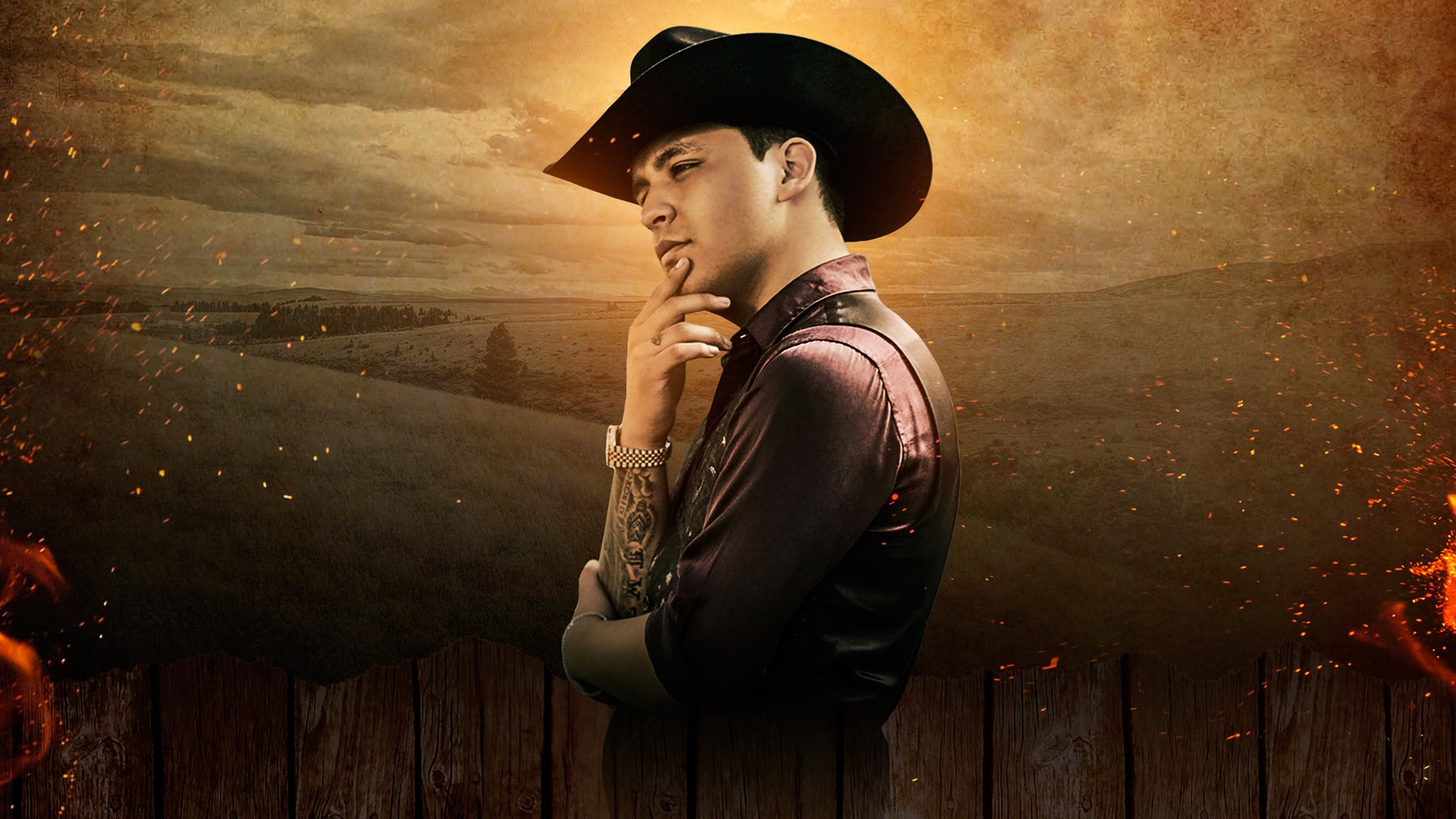 Christian Nodal with special guest Jessi Uribe in New York promo photo for Internet presale offer code