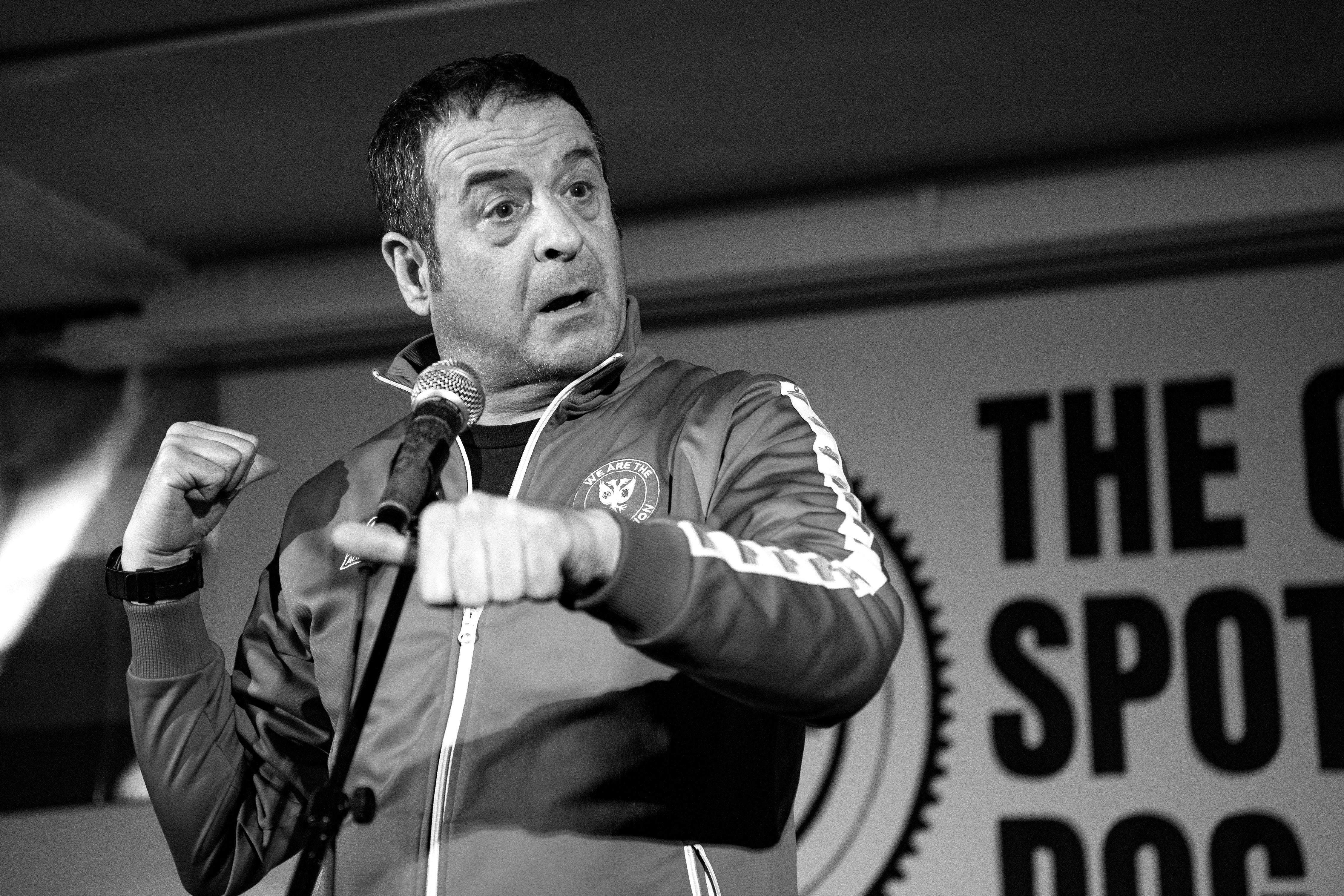 Mark Thomas: Gaffa Tapes - Warm Up Event Title Pic