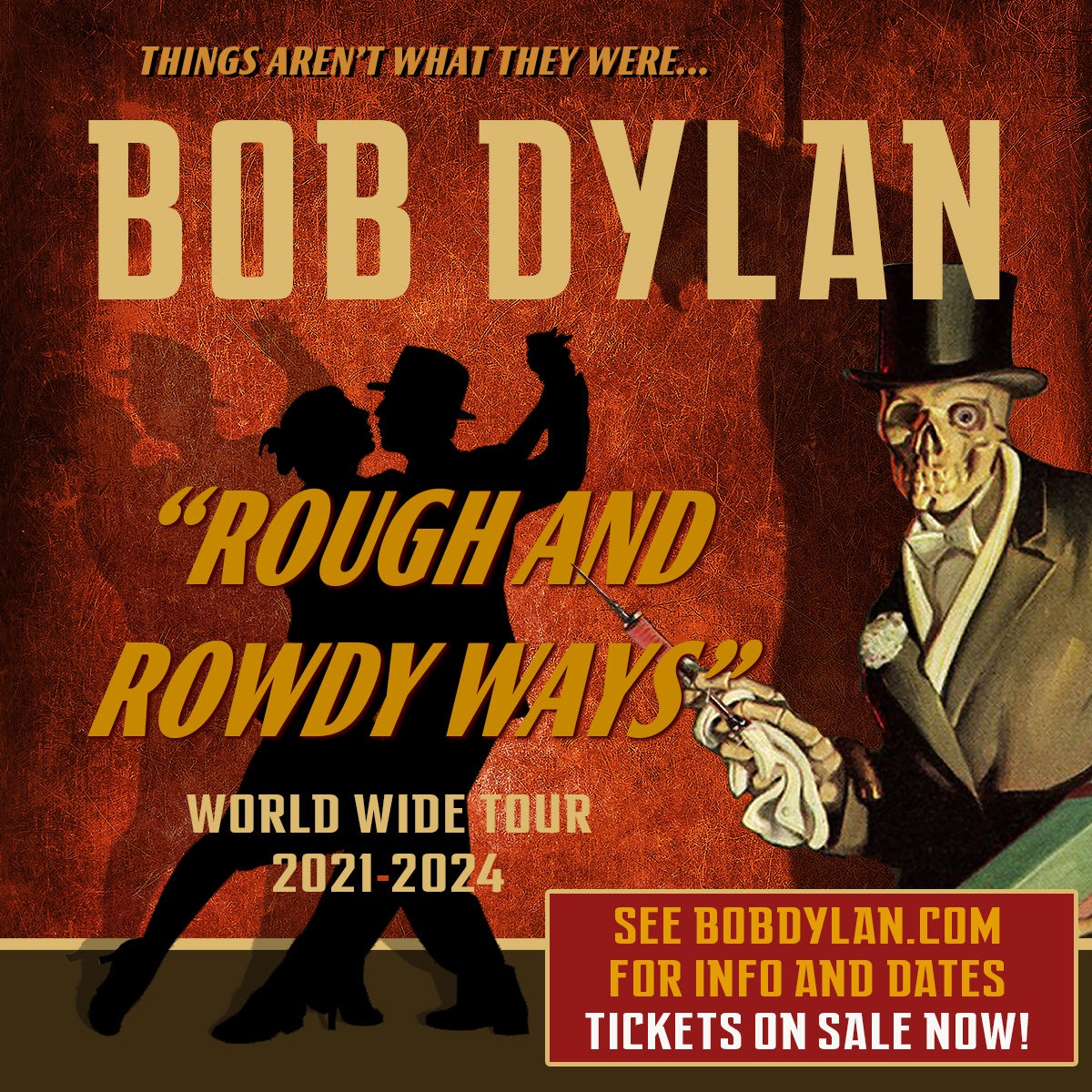 Bob Dylan - Rough and Rowdy Ways Event Title Pic