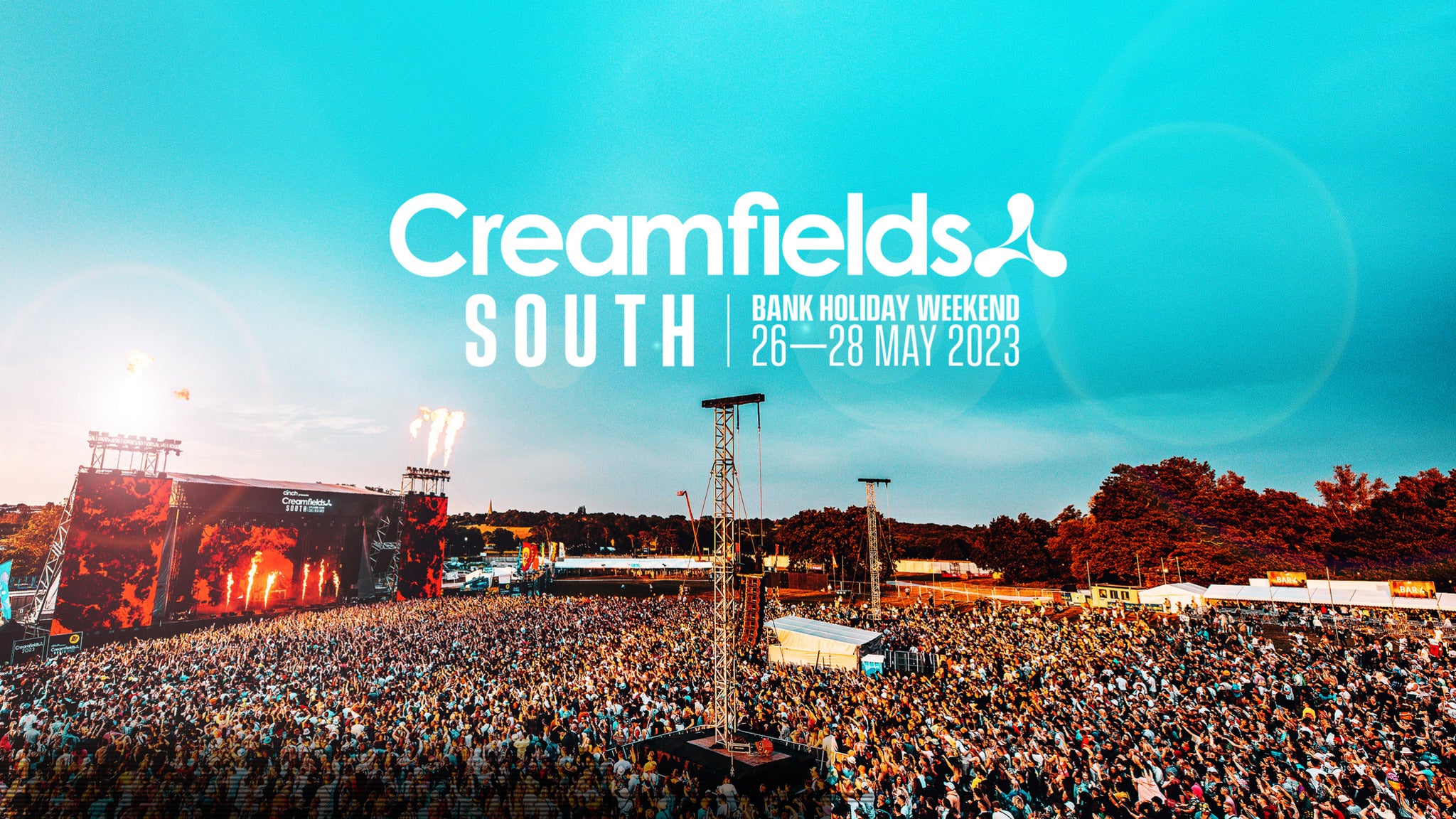 Creamfields South 2023 - Sunday Day - Deposit Event Title Pic