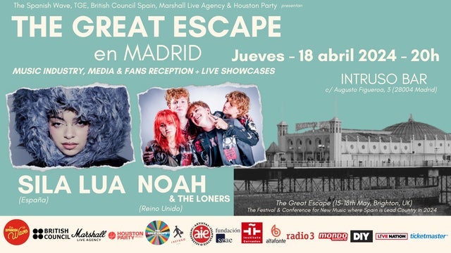 Noah and The Loners: The Great Escape in Madrid in Intruso Bar, Madrid 18/04/2024