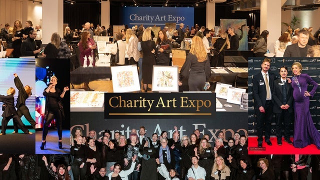 Charity Art Expo i Sergel Hub, Stockholm 18/05/2024