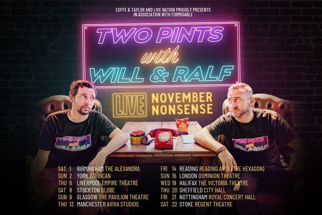 Presale codes for two pints podcast live: november nonsense: members use these when buying pre-sale tickets