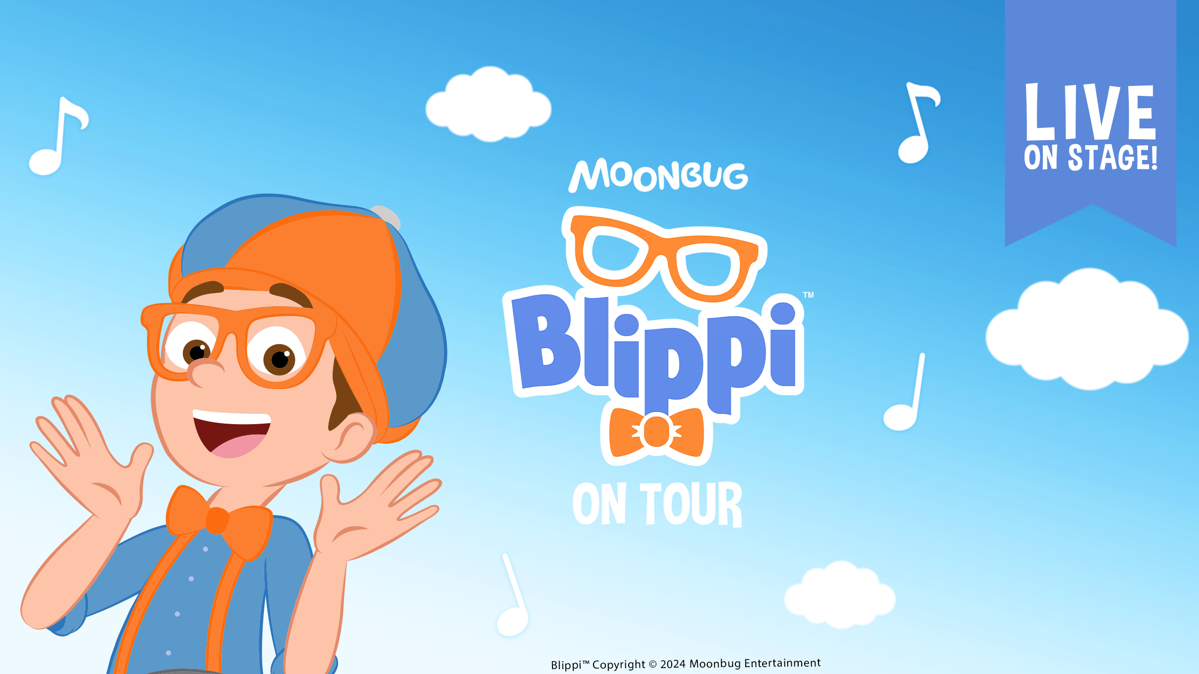 Blippi: The Wonderful World Tour - platine officiels