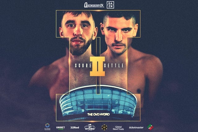 Championship Boxing - Collins vs Lorente II in Glasgow promotional photo for OVO presale tickets offer