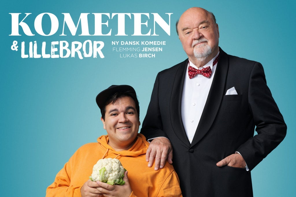 Kometen og Lillebror show poster