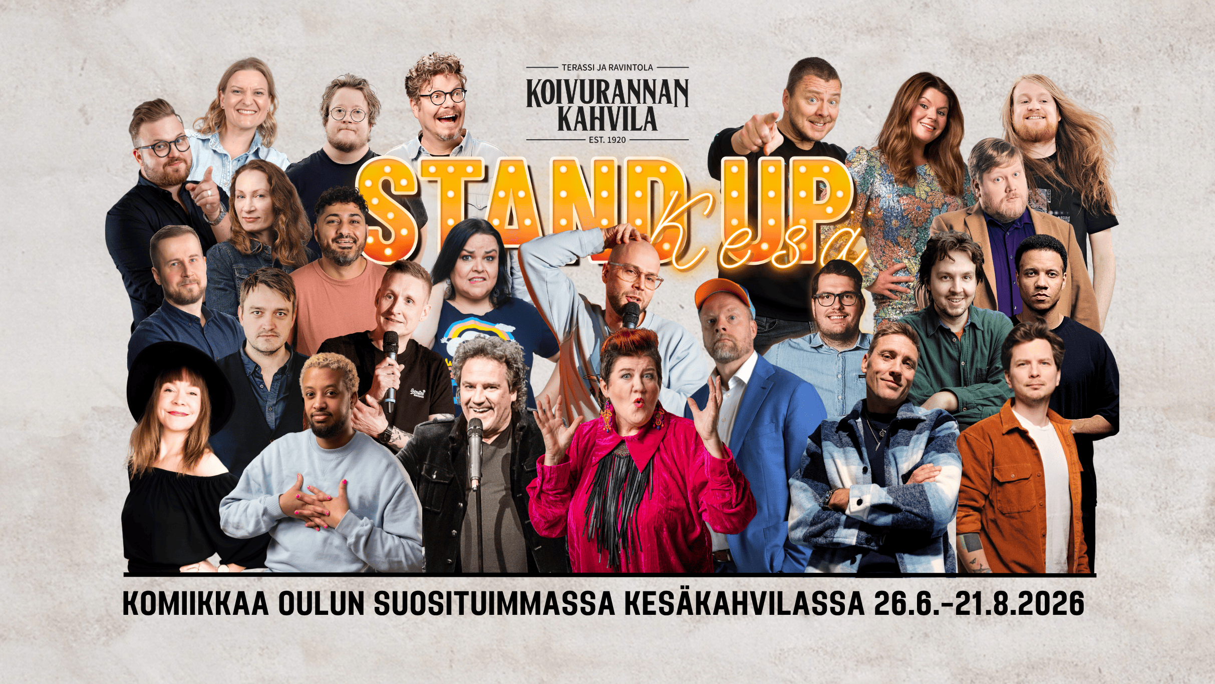 Fathi Ahmed, Ray Zambino & Matti Paalanen -Stand up show