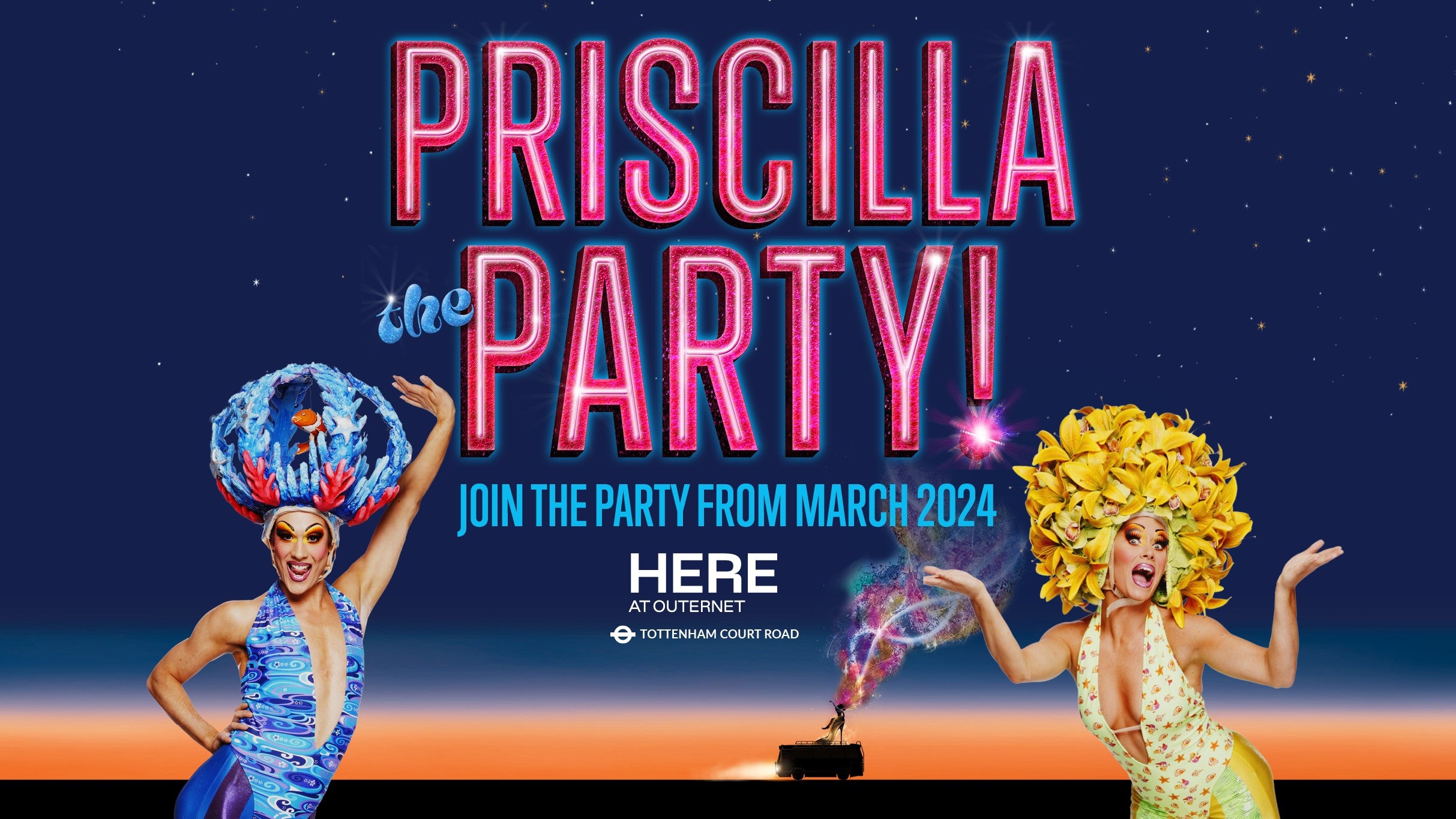 Priscilla the Party! Event Title Pic
