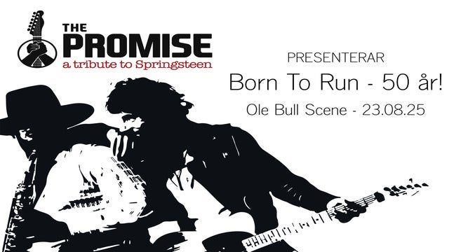 The Promise – a tribute to Springsteen, Ole Bull Scener på Lille Ole Bull, Bergen 23/08/2025