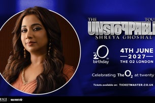 Shreya Ghoshal - The Unstoppable Tour The O2 Arena Seating Plan