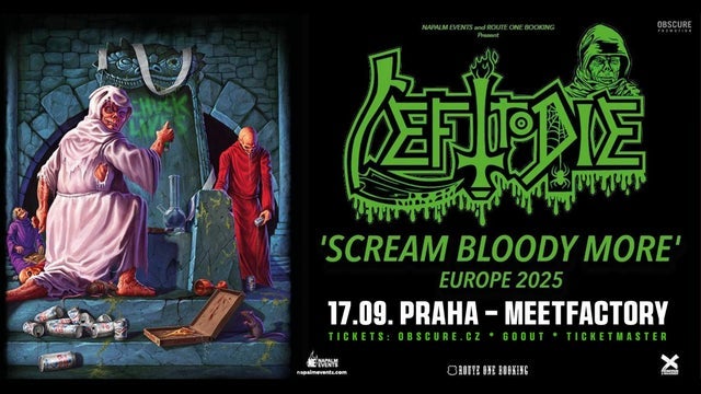 LEFT TO DIE v MeetFactory, Praha 5 17/09/2025