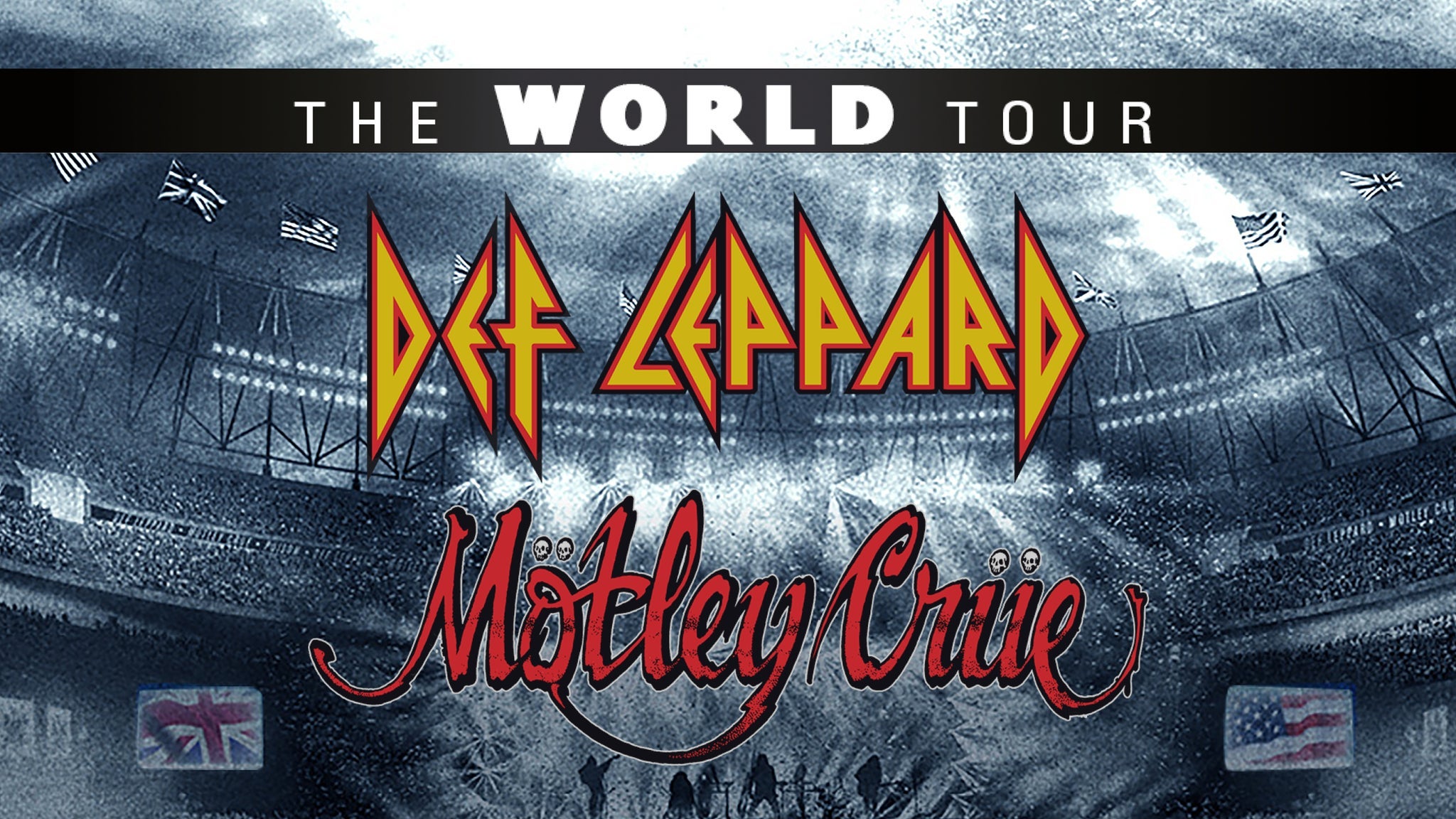Image used with permission from Ticketmaster | Def Leppard & Mötley Crüe: The World Tour tickets