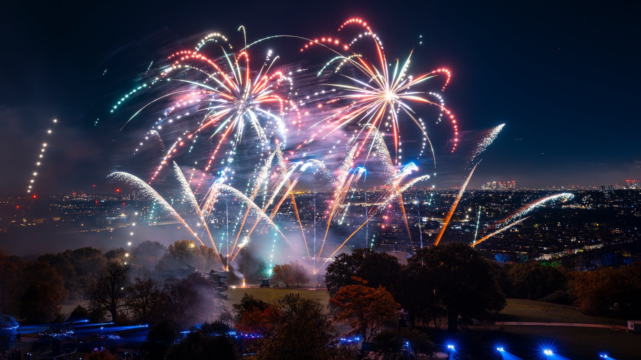 Alexandra Palace Fireworks Festival Saturday