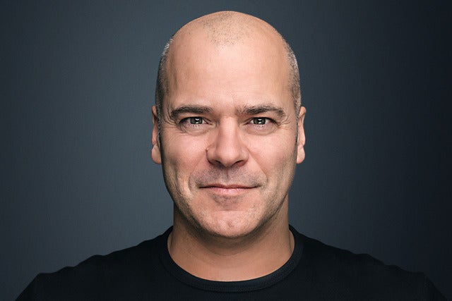 Daniel Grenier in Brossard promotional photo for Prévente Théâtre Manuvie presale tickets offer